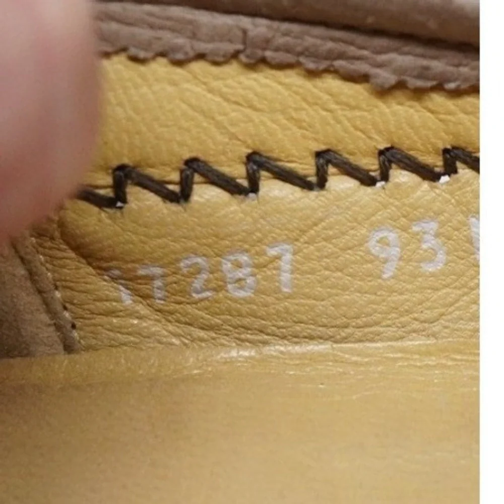 Moreschi Tan Ostrich Leather Penny Loafers Mens 9‎ Made in Italy